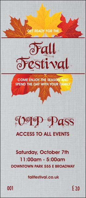 Fall Simple VIP Pass