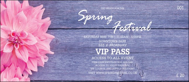 Spring Festival 2 VIP Pass Product Front