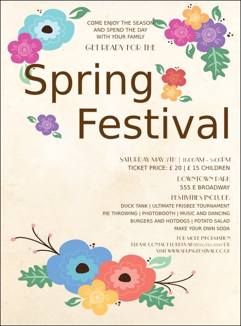 Spring Festival Flyer