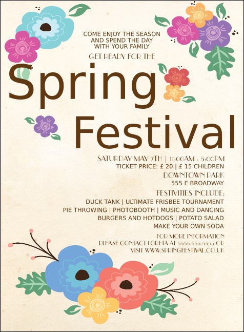 Spring Festival Invitation Product Front