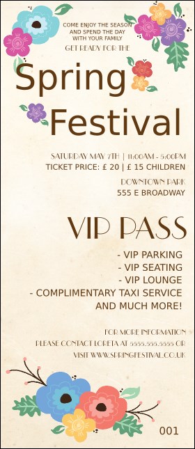 Spring Festival VIP Pass