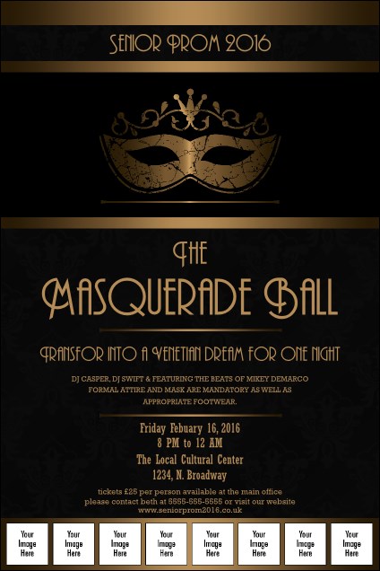 Masquerade Ball 3 Image Poster Product Front