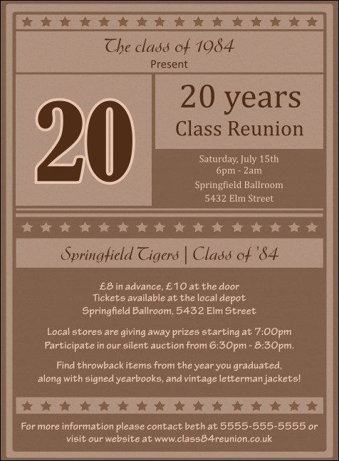 Reunion 2 Invitation