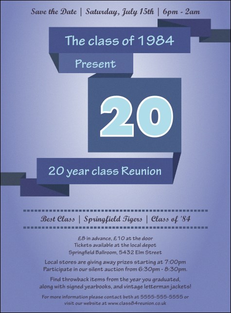 Reunion 3 Flyer Product Front