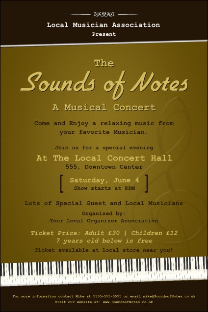 Sounds of Notes Poster