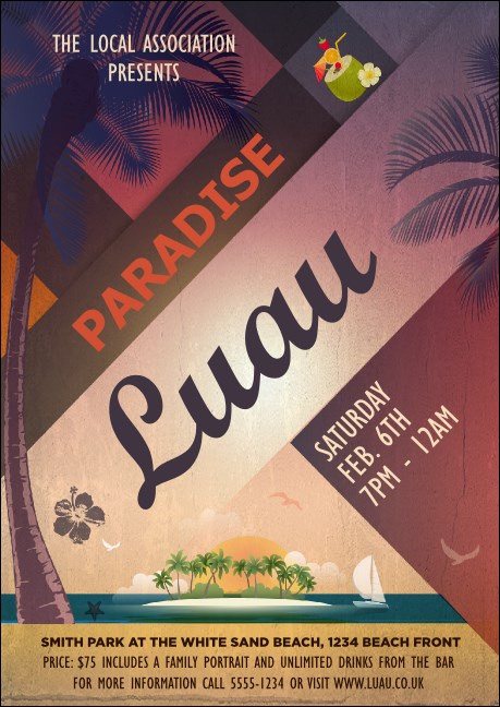 Paradise Postcard Product Front