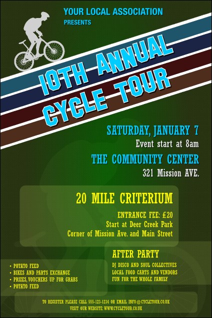 Cycle Tour Poster