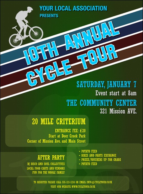 Cycle Tour Flyer