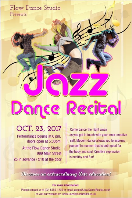 Jazz Dance Poster