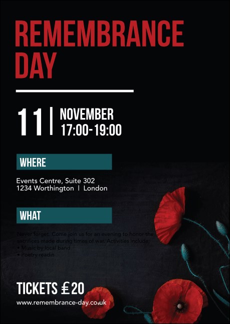 Remembrance Day Postcard