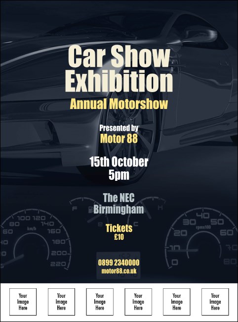 Car Show Speed Dial Flyer