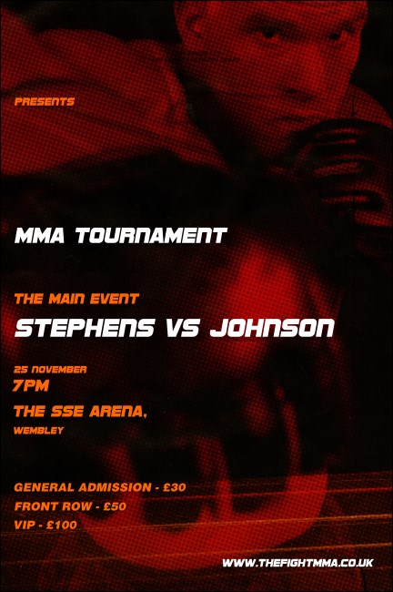 MMA The Fight Night Poster