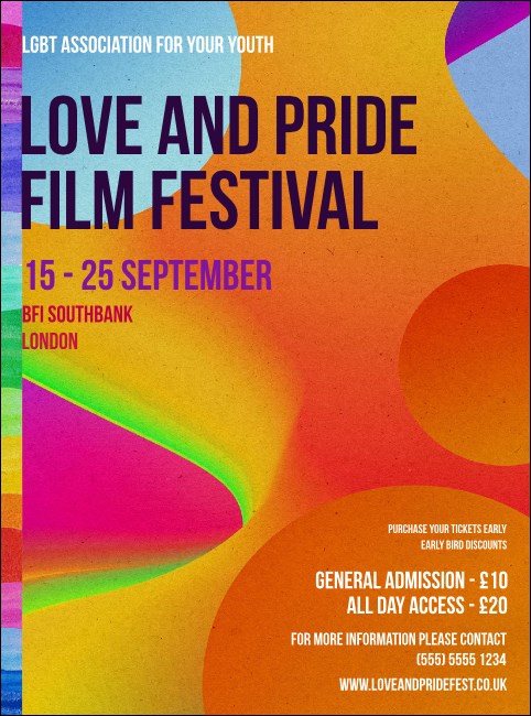 LGBT Film Festival Flyer Product Front