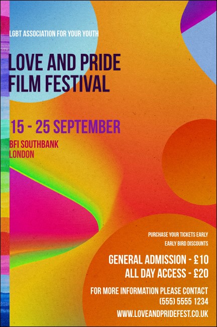 LGBT Film Festival Poster Product Front