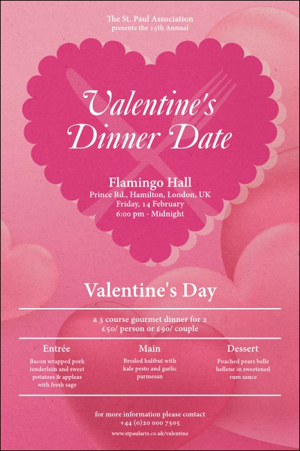 Valentine's Dinner Date  Poster