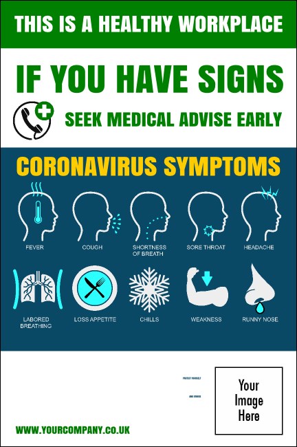 Virus Symptoms Poster