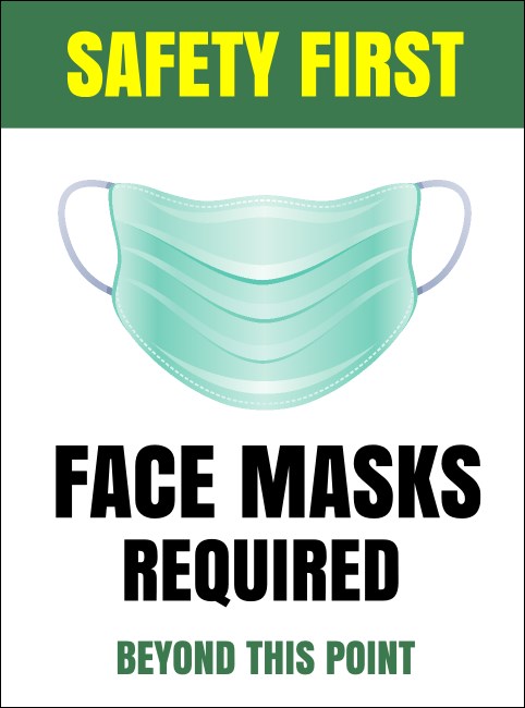 Face Masks Required Flyer Product Front