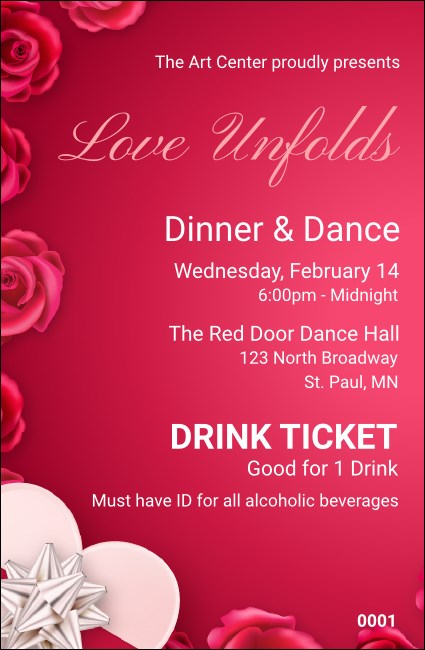 Love Unfolds Drink Ticket