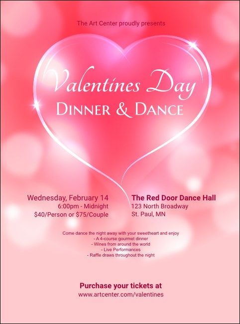 Valentines Day Date Flyer