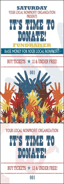 Fundraising Hands Event Ticket