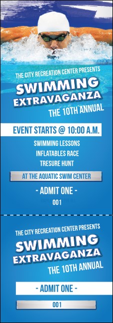 Swimming Event Ticket