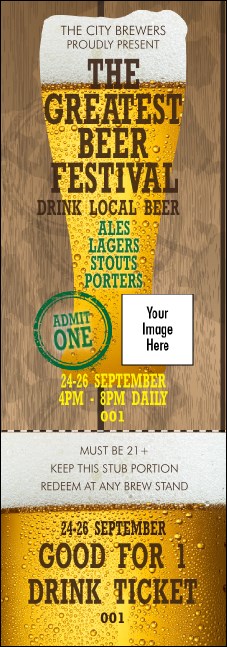 Beer Festival Event Ticket