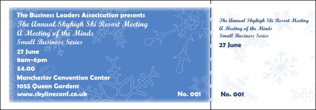 Winter General Admission Ticket 002 Product Front