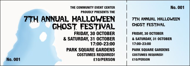 Halloween Ghost General Admission Ticket