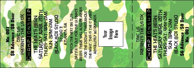Camouflage Ticket