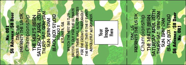 Camouflage Ticket