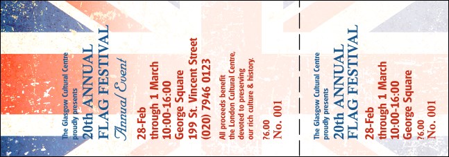 Union Flag 1 General Admission Ticket