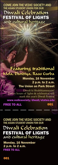 Diwali Festival Event Ticket