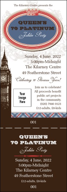 Queen's Platinum Jubilee Event Ticket 01